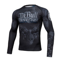 MEN'S L-S RASH SKULL DOG